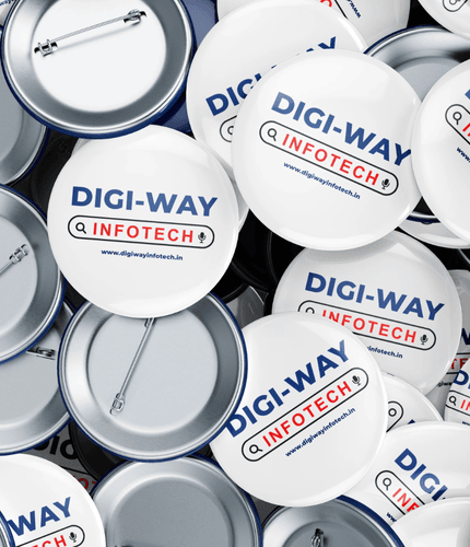 Collection of Digiway Infotech Round Badges